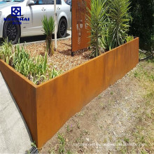 China Superior Design Corten Steel Metal Large Garden Planters